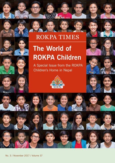 ROKPA Times November 2017 - The World of ROKPA Children