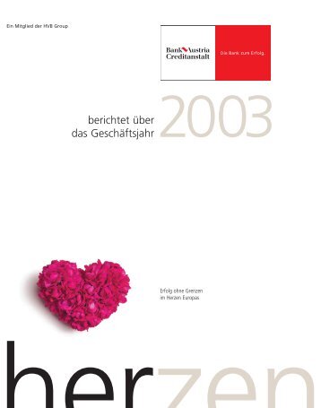 Literaturkonzept Bank Austria