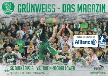 GRÜNWEISS - das Magazin der SC DHfK Handballer - Saison 2017/18 