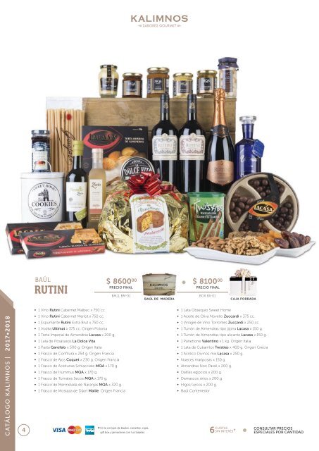 Catalogo Kalimnos Sabores Gourmet 2017