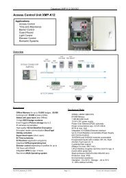 Access Control Unit XMP-K12