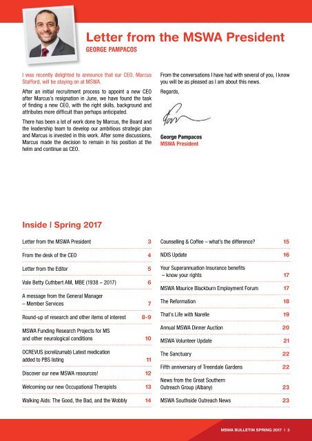 MSWA Bulletin Magazine Spring 17_WEB