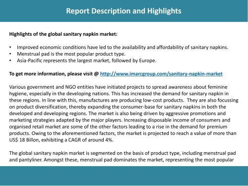 Global Sanitary Napkin Market Share, Research, Price Trends and Forecast 2017-2022