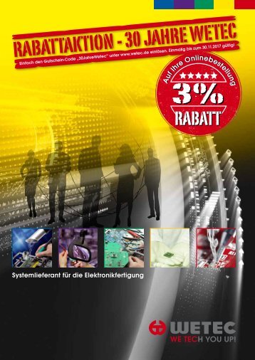 Wetec Messeangebote Productronica 2017