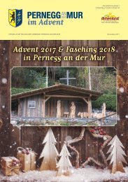 Pernegg im Advent 2017 und Fasching 2018