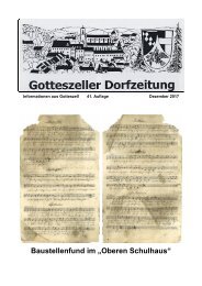 41 Gotteszeller Dorfzeitung 2017