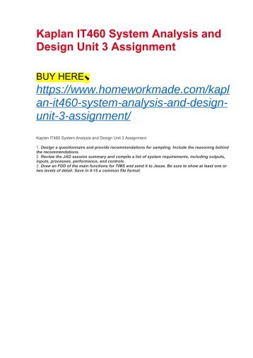Kaplan assignment help
