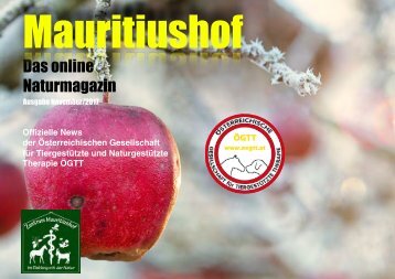 Mauritiushof Naturmagazin November 2017