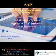 SAP User data