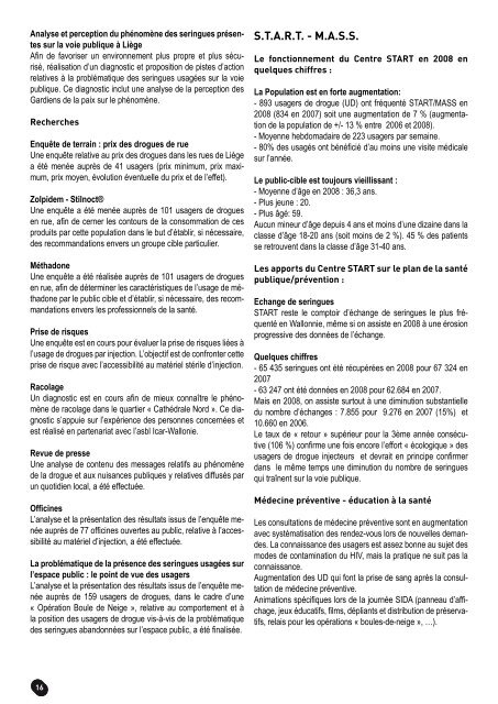 Rapport administratif 2008