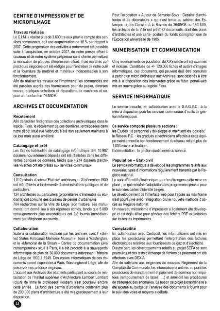 Rapport administratif 2008