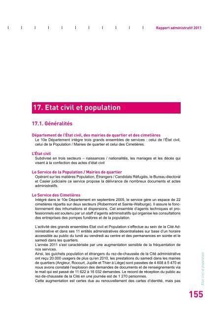 Rapport administratif 2011