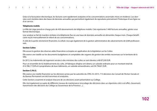 Rapport administratif 2013