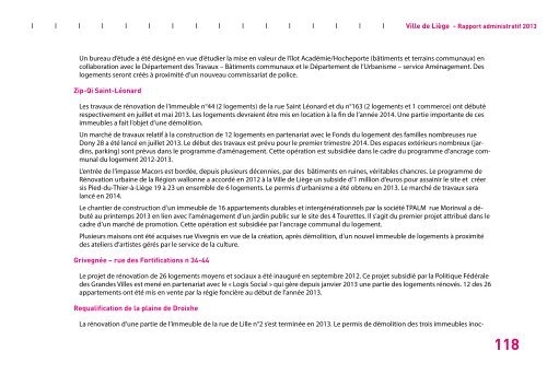 Rapport administratif 2013