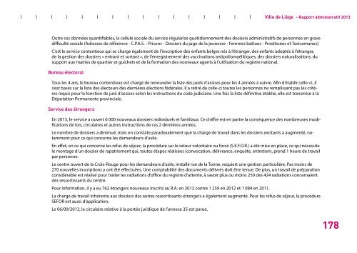 Rapport administratif 2013