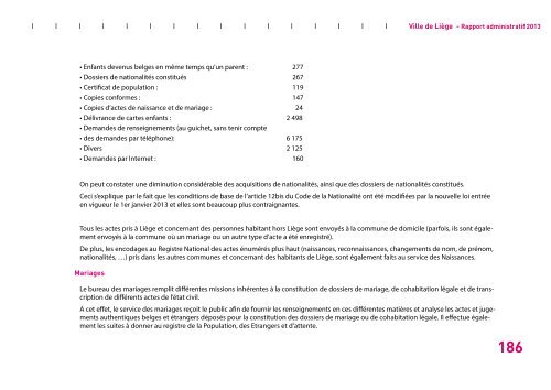 Rapport administratif 2013