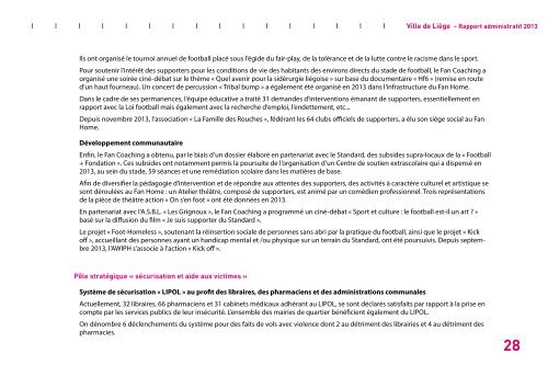 Rapport administratif 2013