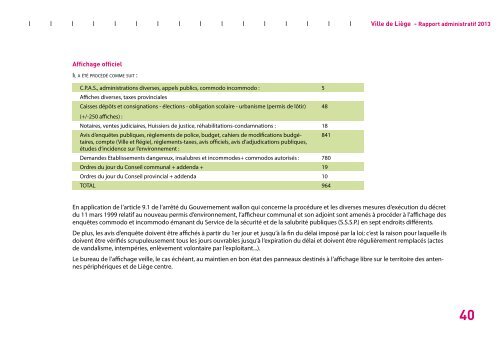 Rapport administratif 2013