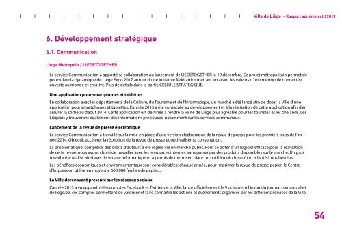 Rapport administratif 2013