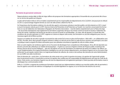 Rapport administratif 2013