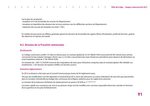 Rapport administratif 2013