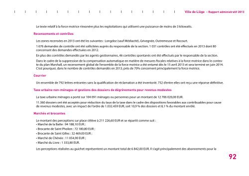 Rapport administratif 2013