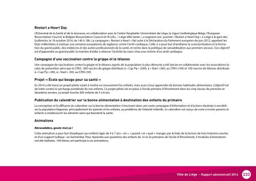 Rapport administratif 2014