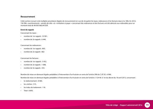 Rapport administratif 2014