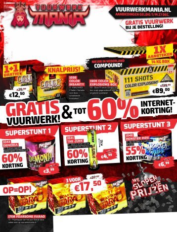 Vuurwerkfolder Masterfireworks 2017