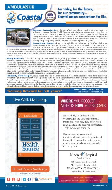 Brevard Health Source 2016