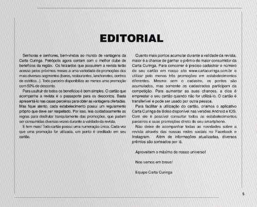 Carta Curinga Petrópolis 01ª Ed