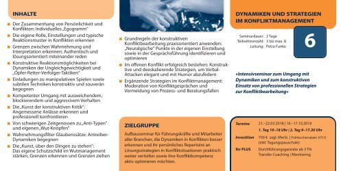 Offenes Seminarangebot 2018