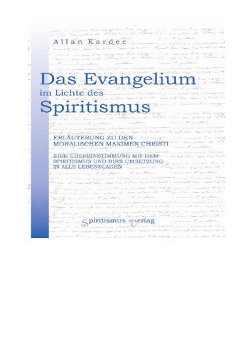 Evangelium im Licht des Spiritismus