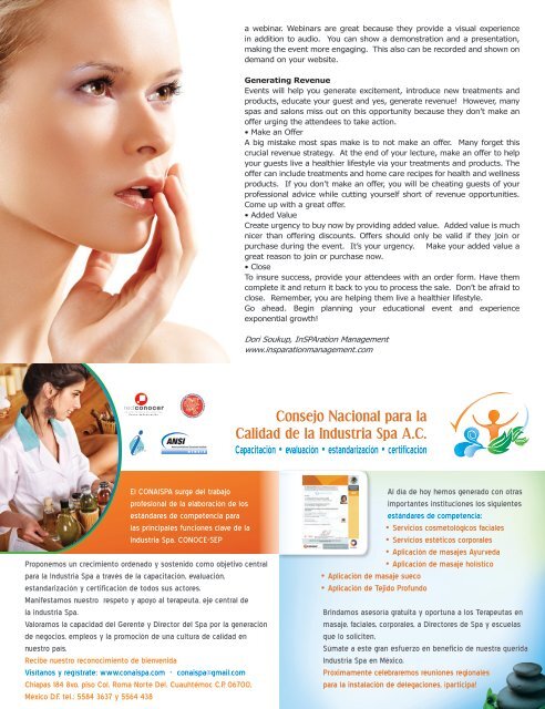 Spa Professional México 06, Mar-Abril 2012