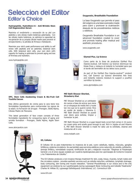 Spa Professional México 06, Mar-Abril 2012