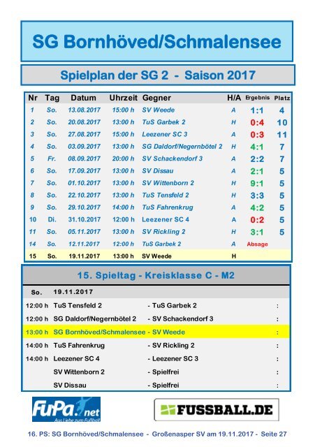 TSV  Stadionzeitung 9-2017-191117