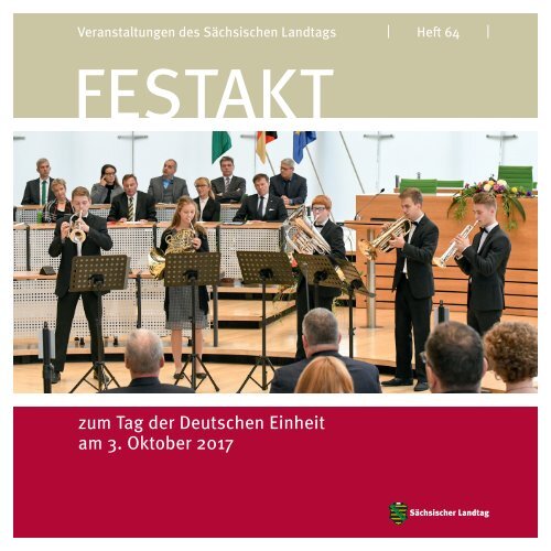 Festschrift zum Tag der Deutschen Einheit am 3. Oktober 2017