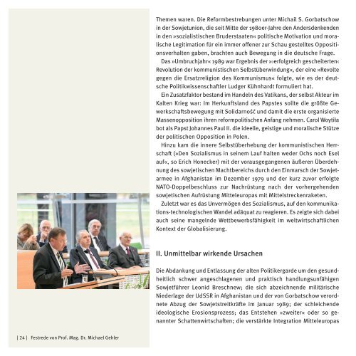 Festschrift zum Tag der Deutschen Einheit am 3. Oktober 2017