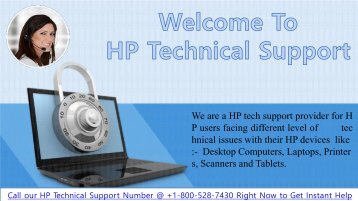 1-800-528-7430 HP Technical Support Phone Number 