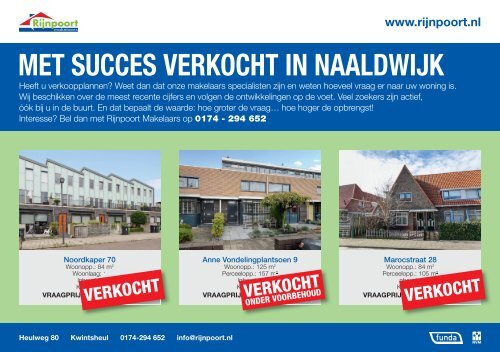 Met succes verkocht in Naaldwijk, door Rijnpoort Makelaars 