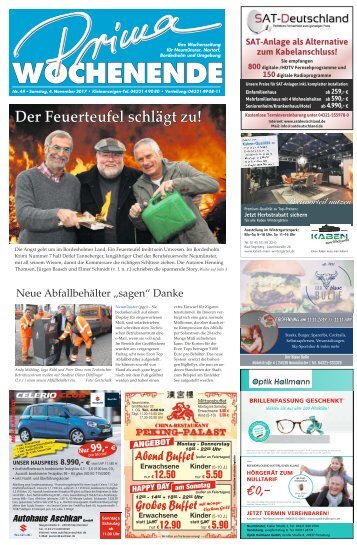 Prima Wochenende 44 2017