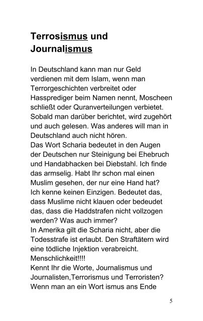 Leseprobe "Terror im Islam?" von Andrea Mohamed Hamroune