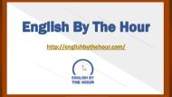 Internet Coaching in the Boston Accent - English by the Hour