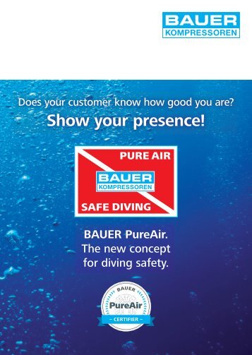 Show your presence! - Bauer Kompressoren