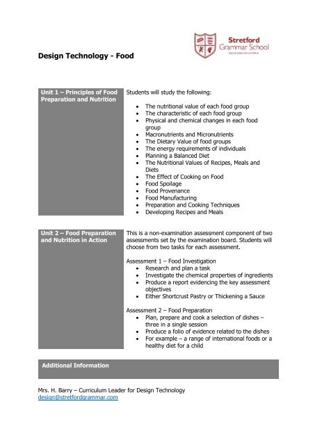 Year 10 Curriculum Information Booklet 2017-2018