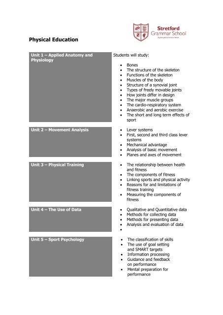 Year 10 Curriculum Information Booklet 2017-2018