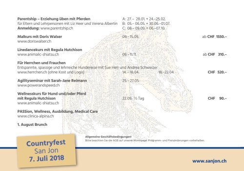 2018 Programm San Jon