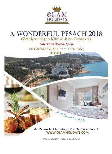 Passover 2018 Vacations