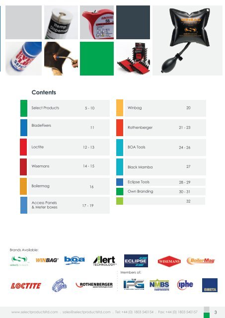 Select Products Catalogue