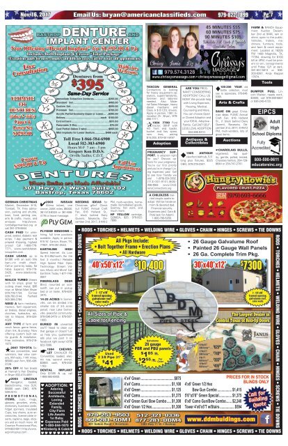 American Classifieds Nov. 16th Edition Bryan/College Station